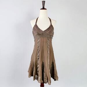 BCBGMaxAzria | Dresses | Bcbgmaxazria Metallic Lace Midi Dress | Poshmark